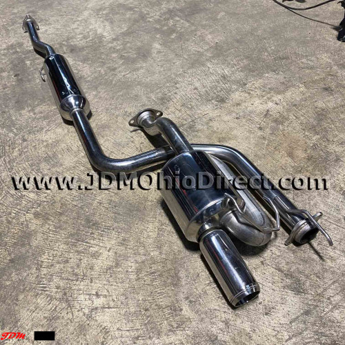 JDM EK9 Mugen Twin Loop Sports Cat Back Exhaust 